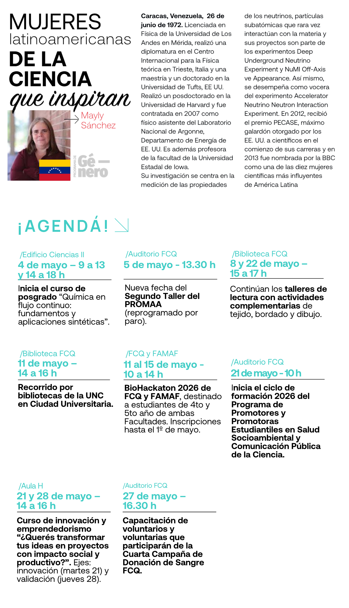 Mujeres Agenda - Boletin 34